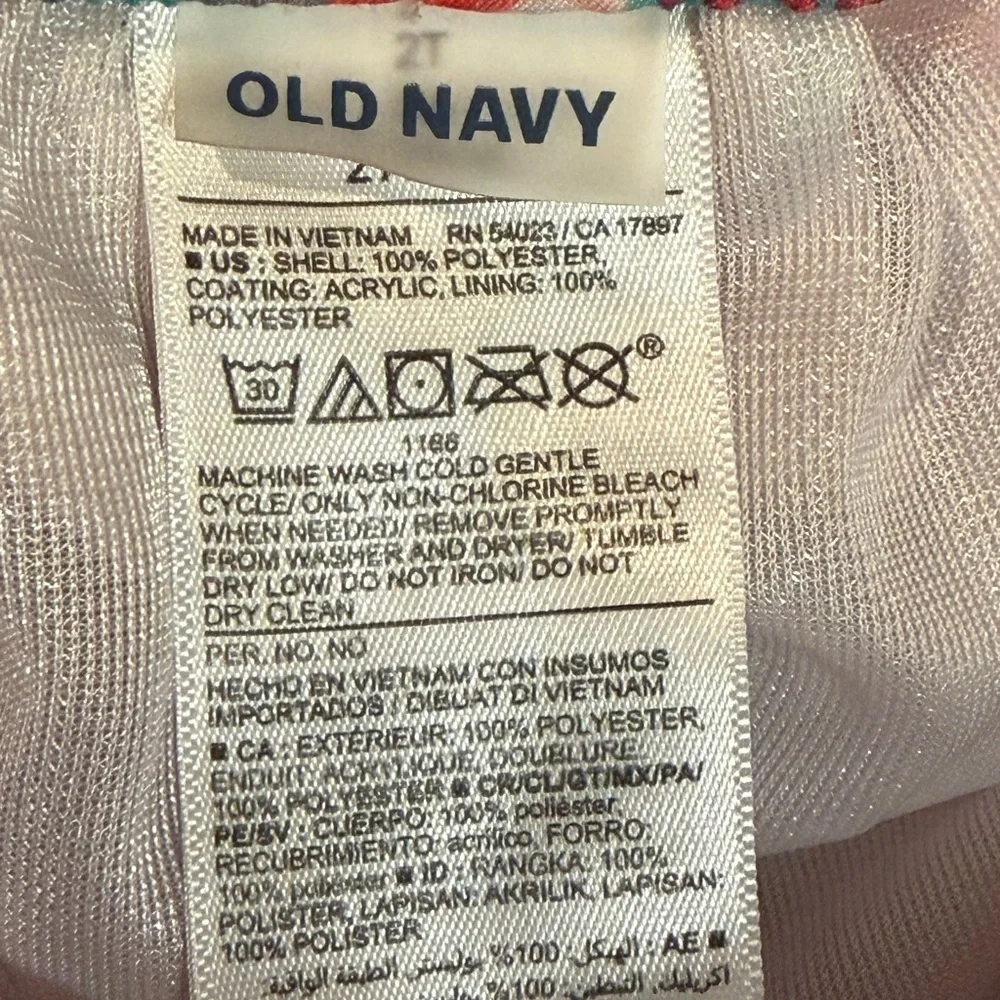 Old Navy White Polyester Garment